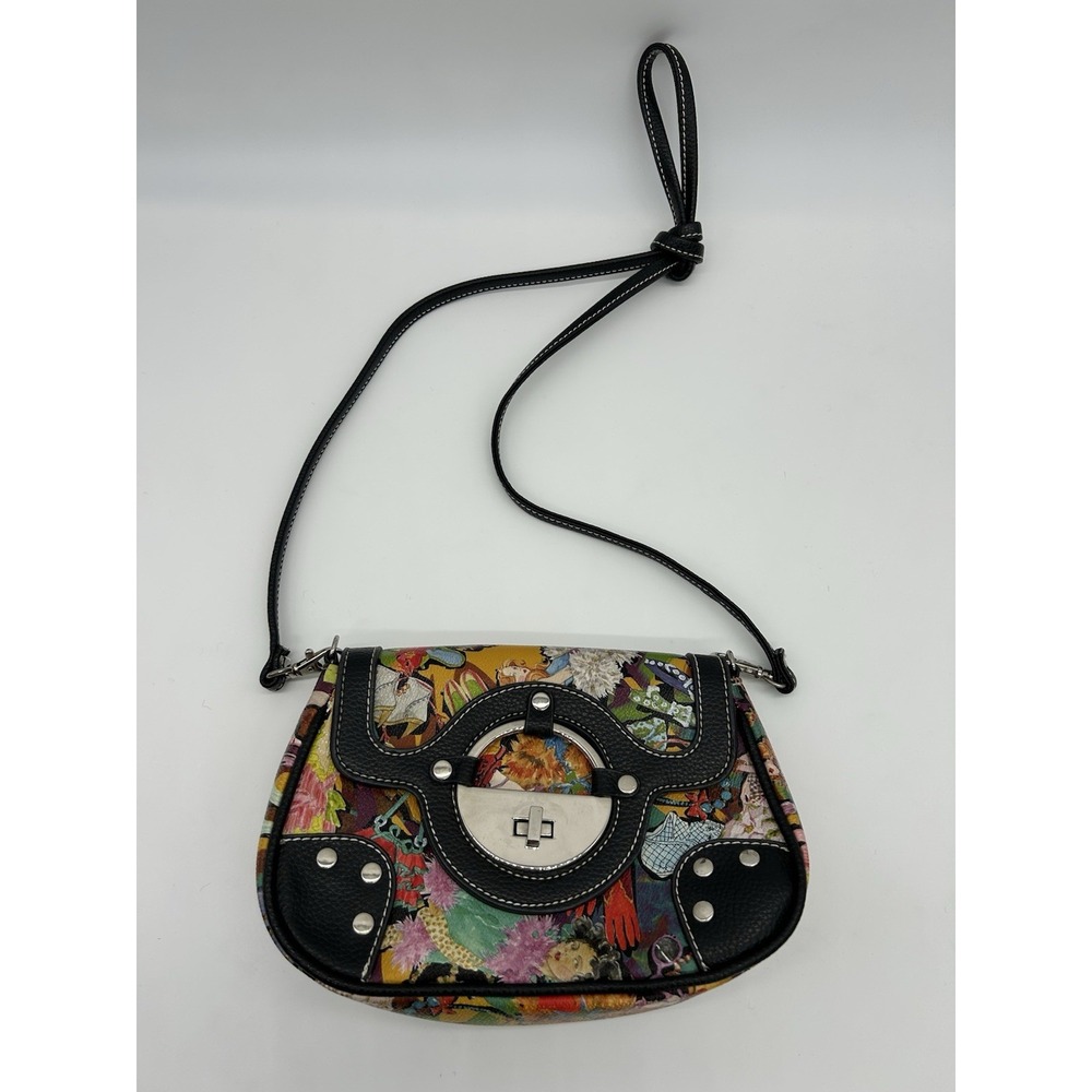 Vtg Y2K Sydney Love City Edition Diva Graphic Print Crossbody Shoulder Bag EUC